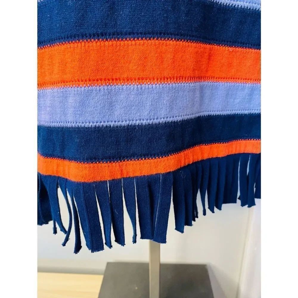 🛍️ Tory Burch Striped Knit Tank Dress in Coral, Light Blue & Navy. Size Medium. - Picture 7 of 14